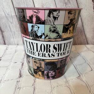 Taylor Swift The Eras Tour Metal Collectable Popcorn Bucket NWT by Golden Link
